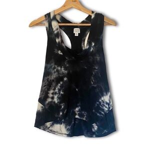 Evereve | Peyton Jensen Blue Tie-Dye Sleeveless Tank Top